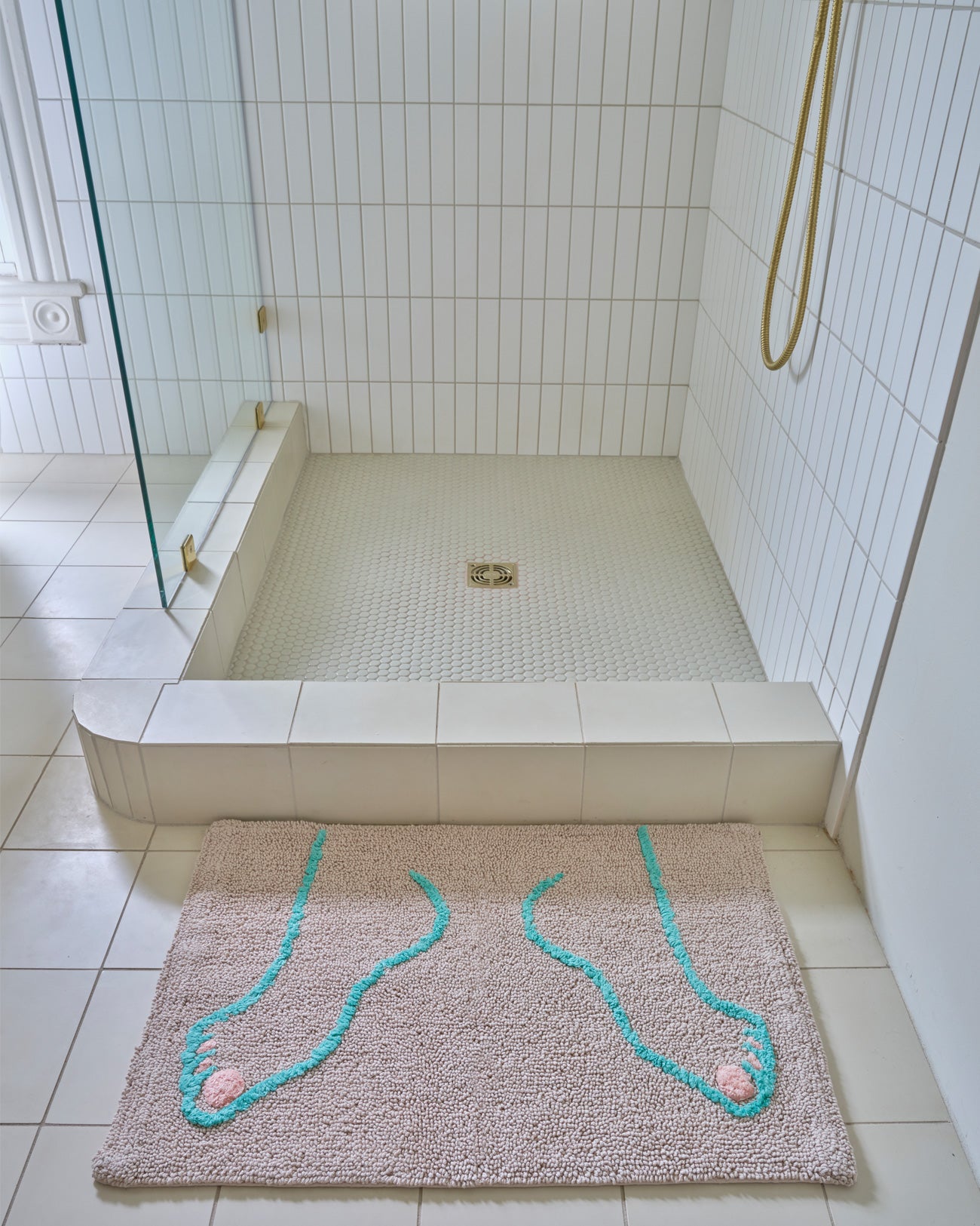 Footsie Bathmat - Grey