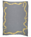 Year of the Snake Knit Blanket - Grey