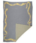 Year of the Snake Knit Blanket - Grey