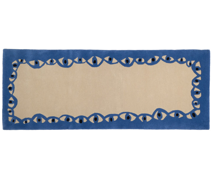 Audience Runner, Blue / White - Wool