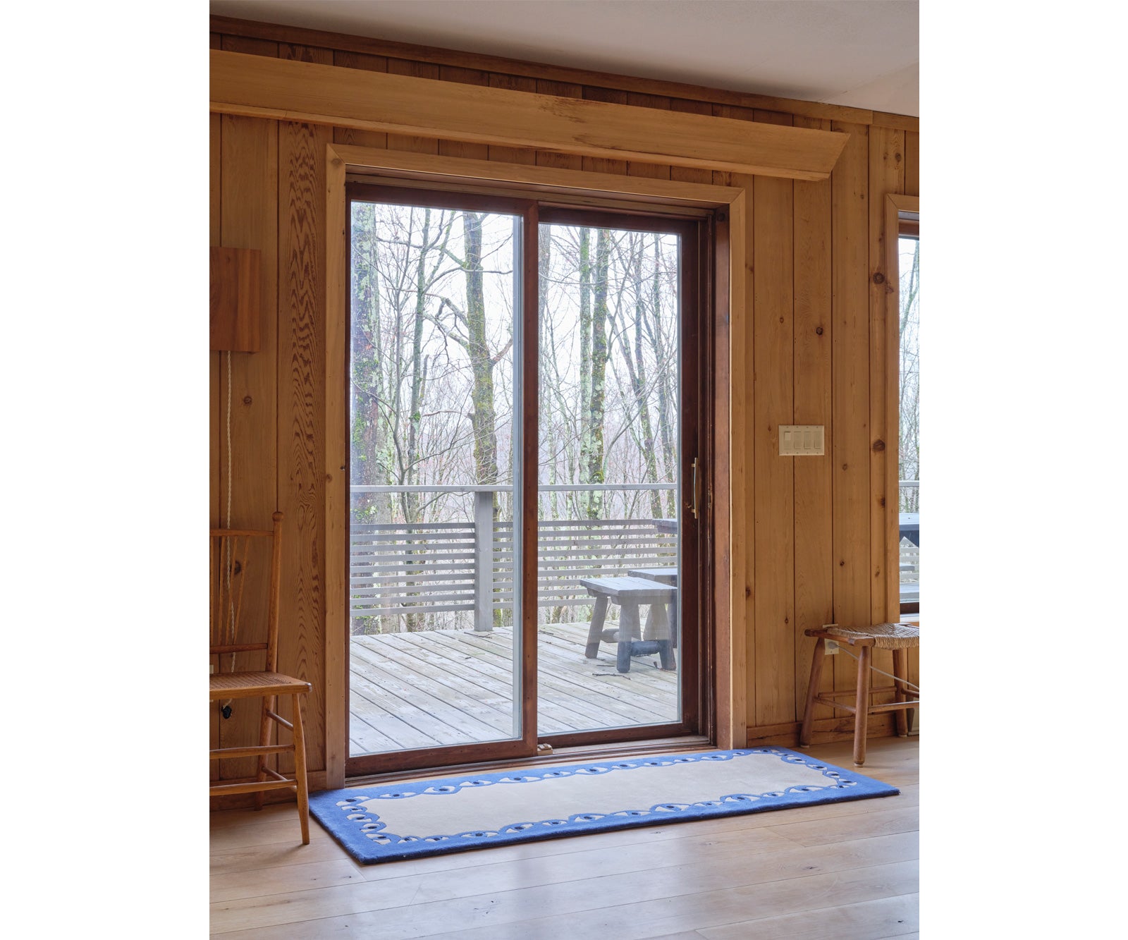 Audience Runner, Blue / White - Wool