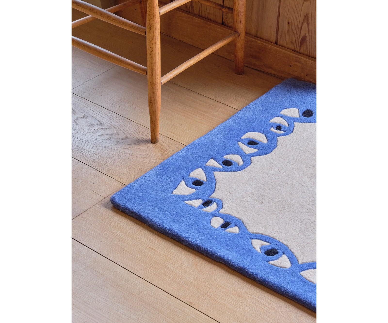 Audience Runner, Blue / White - Wool