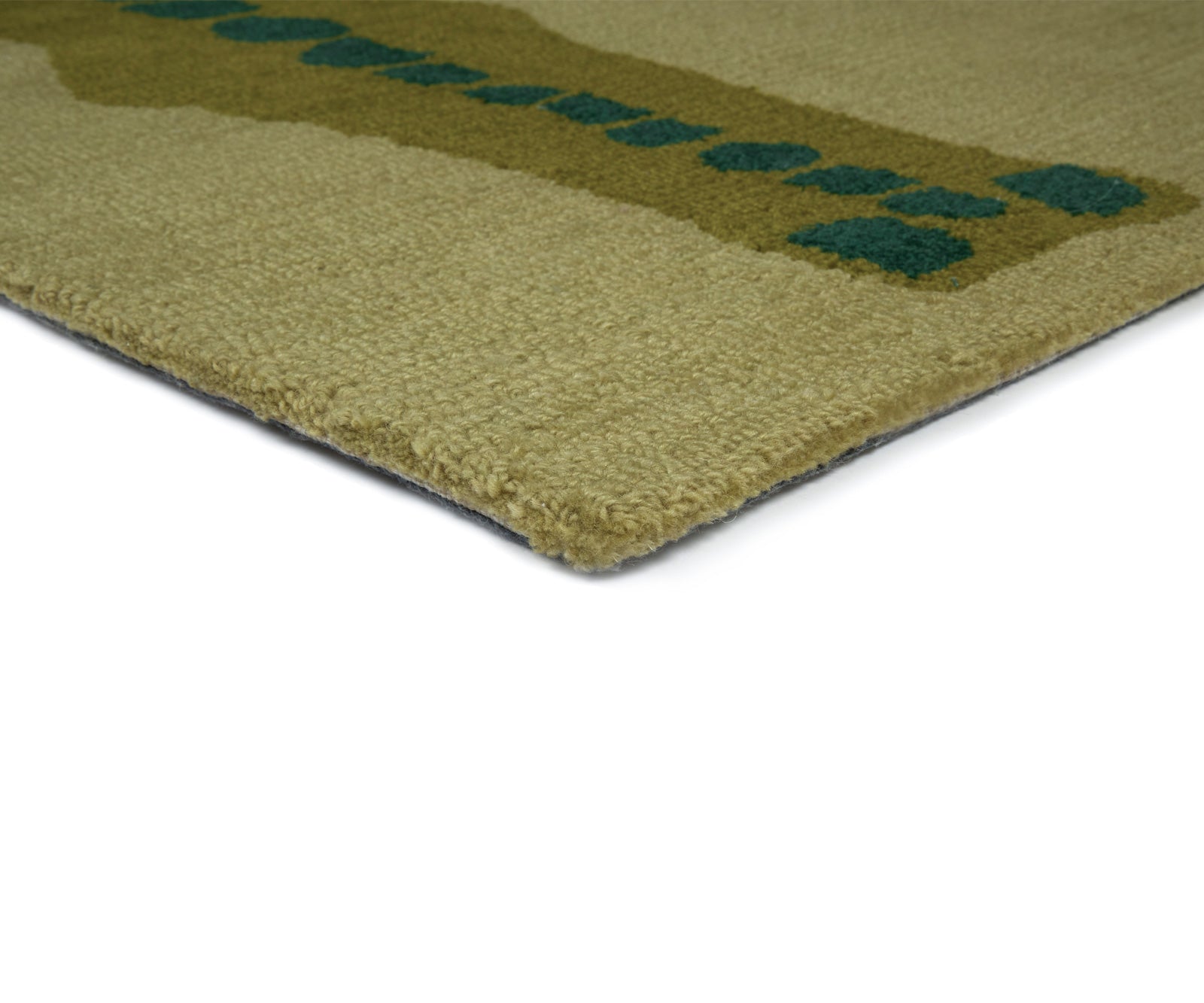 CUSTOM Wool/Nylon Crocodile Runner - Avocado