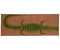 Wool Nylon Crocodile Runner - Tomato