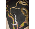 Year of the Snake Rug - Charcoal