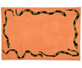 Year of the Snake Rug - Tomato
