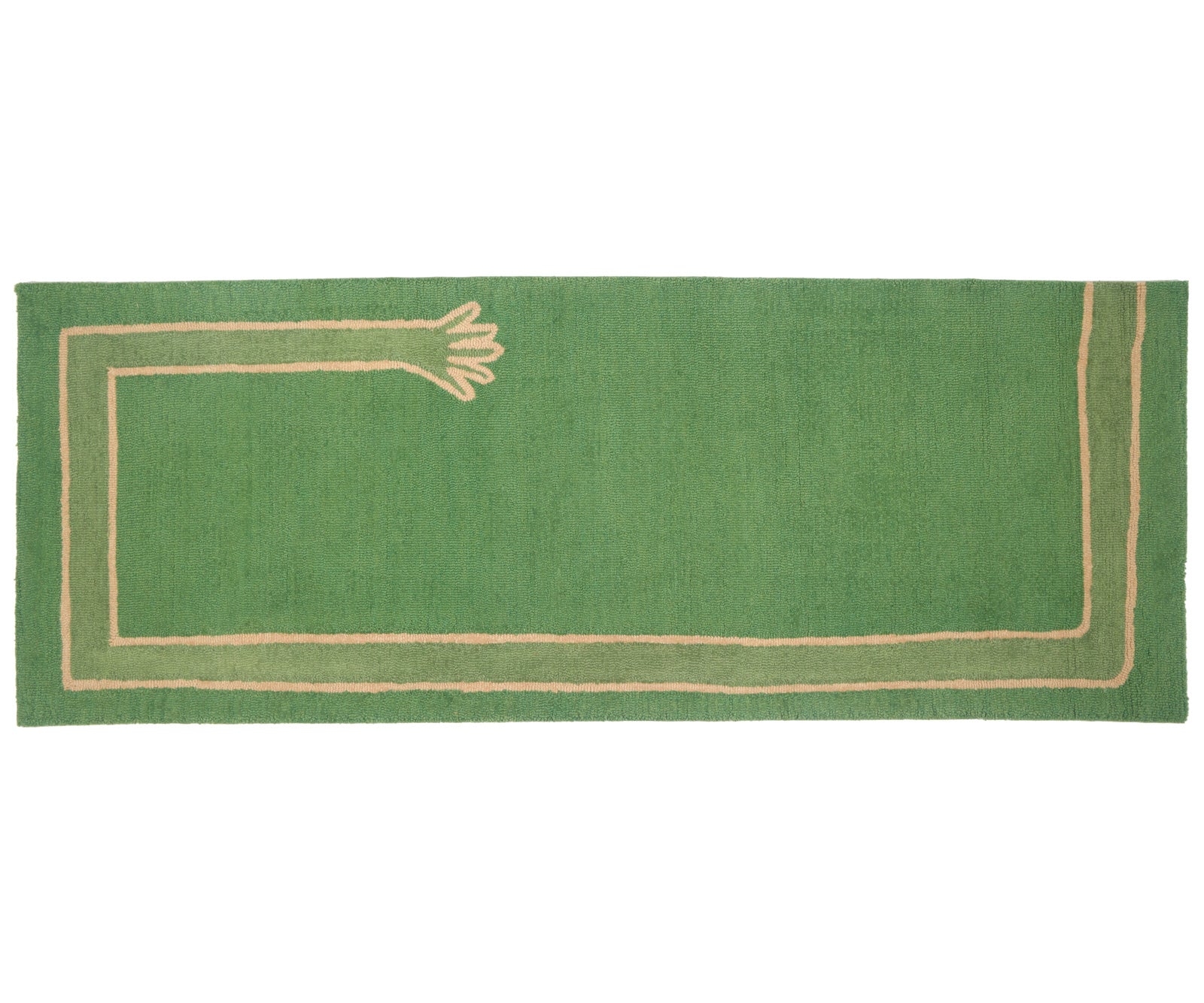 Embrace Runner, Green - Wool / Nylon
