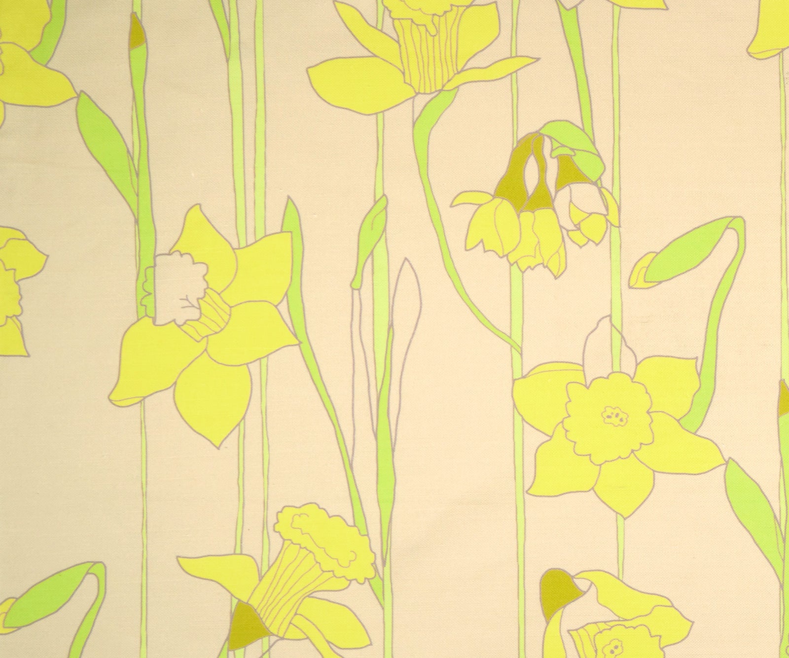 Disappearing Daffodil Upholstery