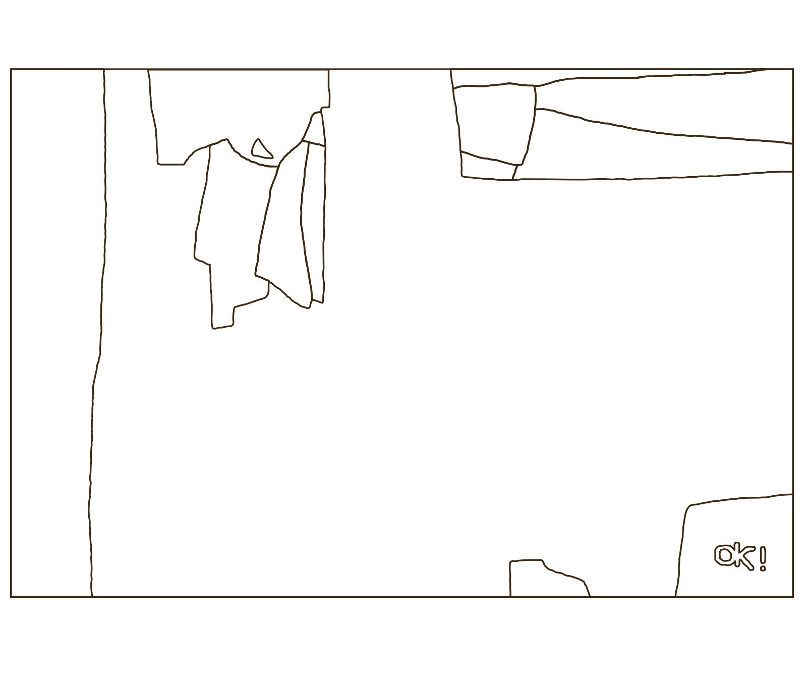 Custom Hanging Out to Dry
